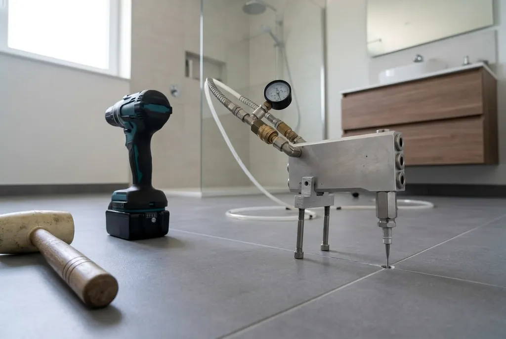 Kitbedrijf Nijkerk – holle tegels injecteren